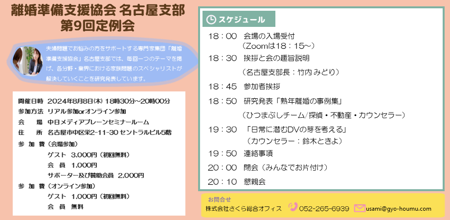 名古屋支部 第9回定例会