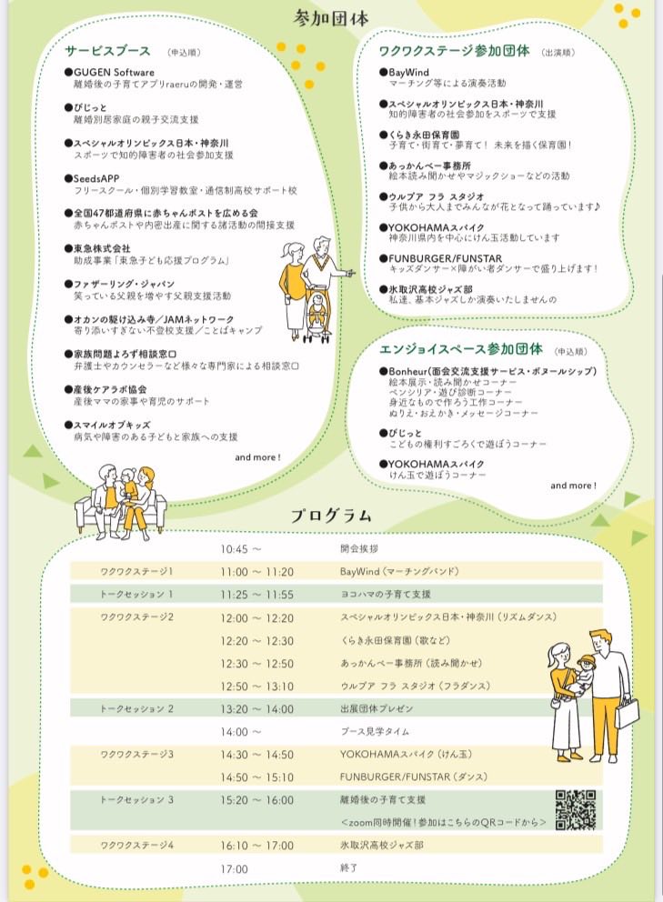 参加団体・プログラム 第2回 ペアレントタイムかながわシンポジウム